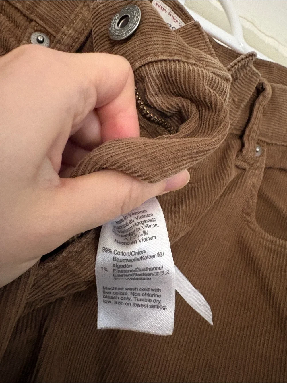 Men’s Corduroy Straight Leg Pants